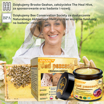 ΑPΚΑPK™ Jad Pszczoły Kompleksowy Krem🥇pomaga w leczeniu problemów skórnych, takich jak: zmarszczki, blizny, plamy pigmentacyjne, rozstępy, trądzik, łuszczyca, egzema, zmiany skórne, podrażnienia, stany zapalne i inne problemy skórne🔥