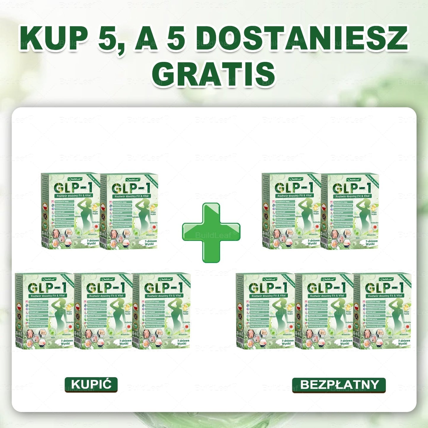 Oficjalny sklep Polska | ☘️BuildLeaf® GLP-1 8-w-1 Fit & Vital Rozwiązanie (Jednorazowe dziennie, widoczne zmiany w ciągu 7 dni) ✅ Otyłość, zdrowie sercowo-naczyniowe, cukrzyca, bezdech senny, zdrowie jelit, problemy ze stawami i inne.